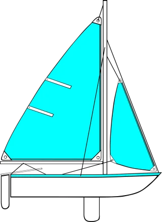 Sailing Sailboat Transportation Stickdatei