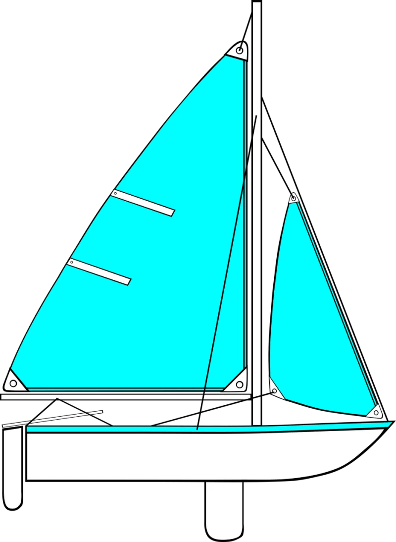 Sailing Sailboat Transportation Stickdatei – Fahrzeuge