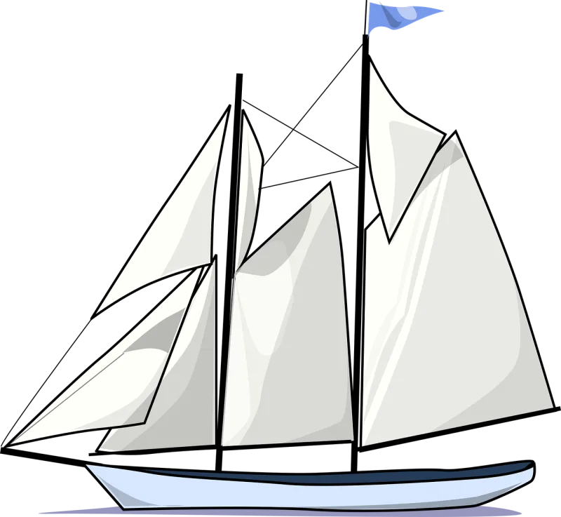 Sailing Sailboat Transportation Stickdatei – Fahrzeuge