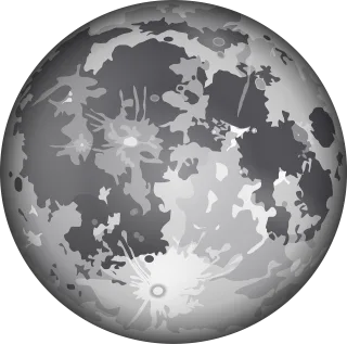 Moon Planet Outer space Stickdatei