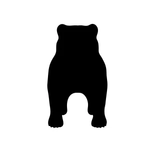 Bear Large Heavy Stickdatei