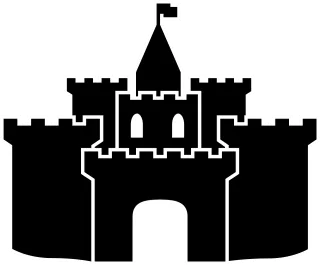 Castle Fortress Middle ages Stickdatei