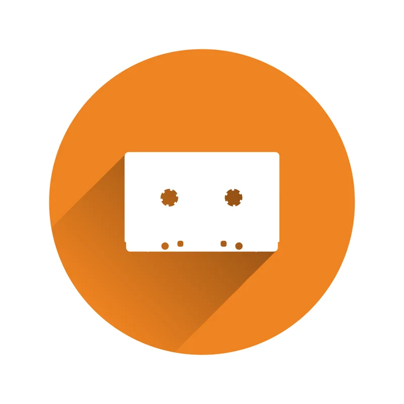 Cassette Recording Tape Stickdatei – Musik