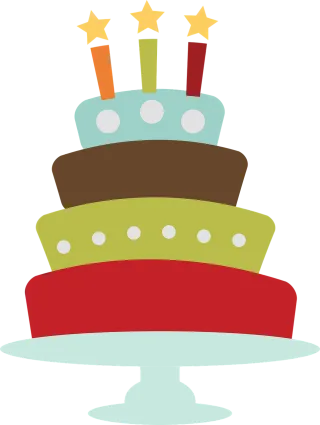 Cake Happy birthday Clip art Stickdatei