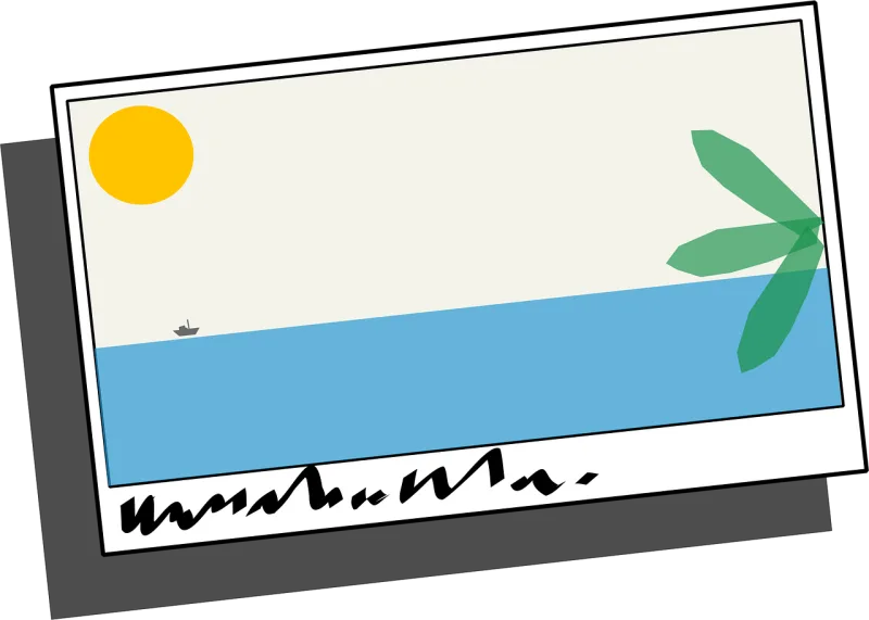 Postcard Picture Nature Stickdatei – Natur