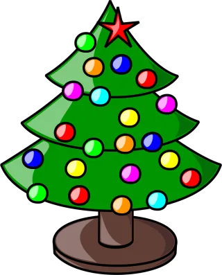 Christmas tree Holiday Christmas Stickdatei