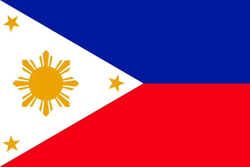 Philippines Flag Philippine Stickdatei – Natur