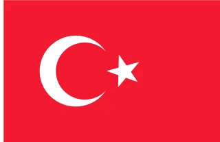 Turkey Flag Turkish Stickdatei – Natur