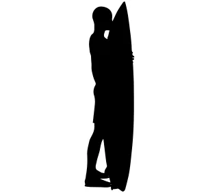 Surf Surfer Man Stickdatei