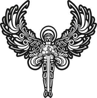 Angel Wings Character Stickdatei