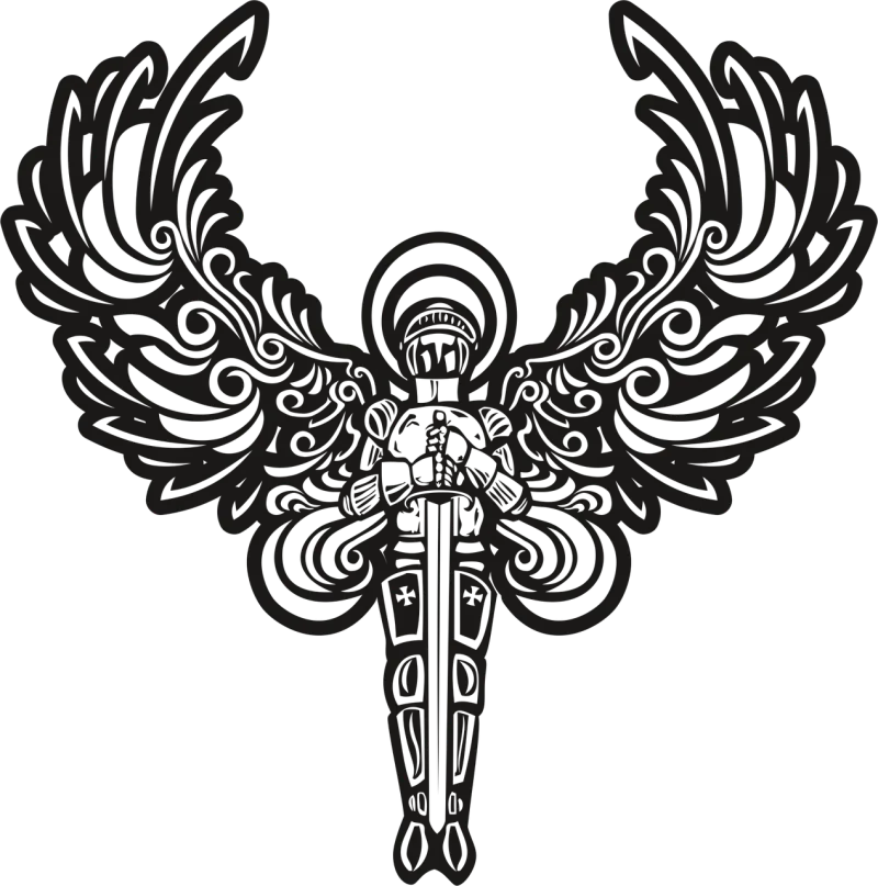 Angel Wings Character Stickdatei – Weihnachten