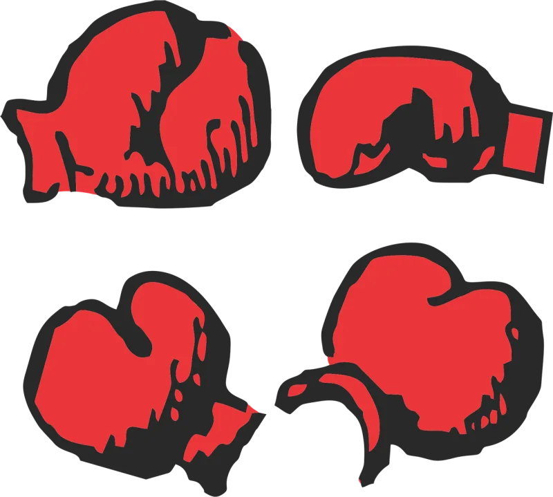 Boxing gloves Box Boxing Stickdatei – Sport