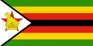 Zimbabwe Flag Nature Stickdatei – Natur