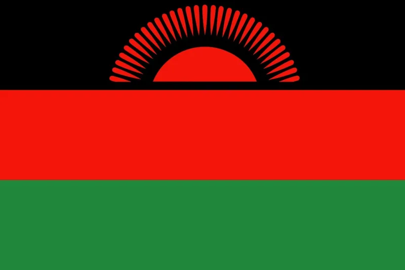 Malawi Flag Nyasaland Stickdatei – Natur