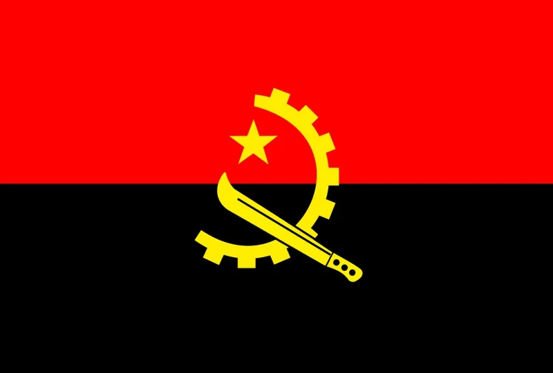 Angola Flag National Stickdatei – Natur