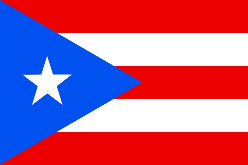 Puerto rico Flag Caribbean Stickdatei – Weihnachten