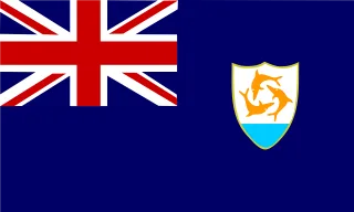 Anguilla Flag Caribbean Stickdatei – Tiere