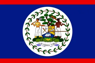 Belize Flag Country Stickdatei – Weihnachten