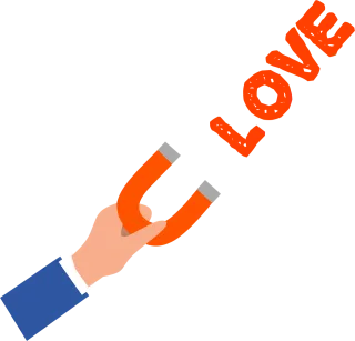 Attract Love Hand Stickdatei