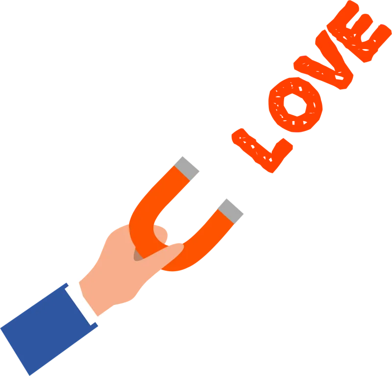 Attract Love Hand Stickdatei – Herzen & Liebe