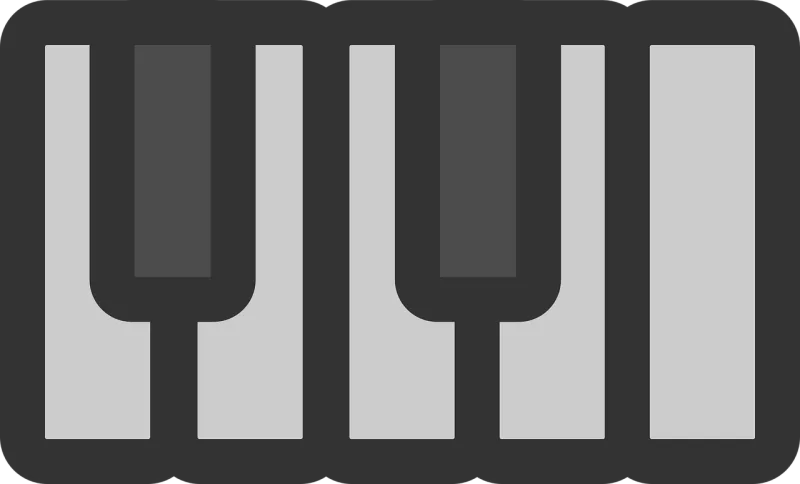 Music Keys Piano Stickdatei – Musik