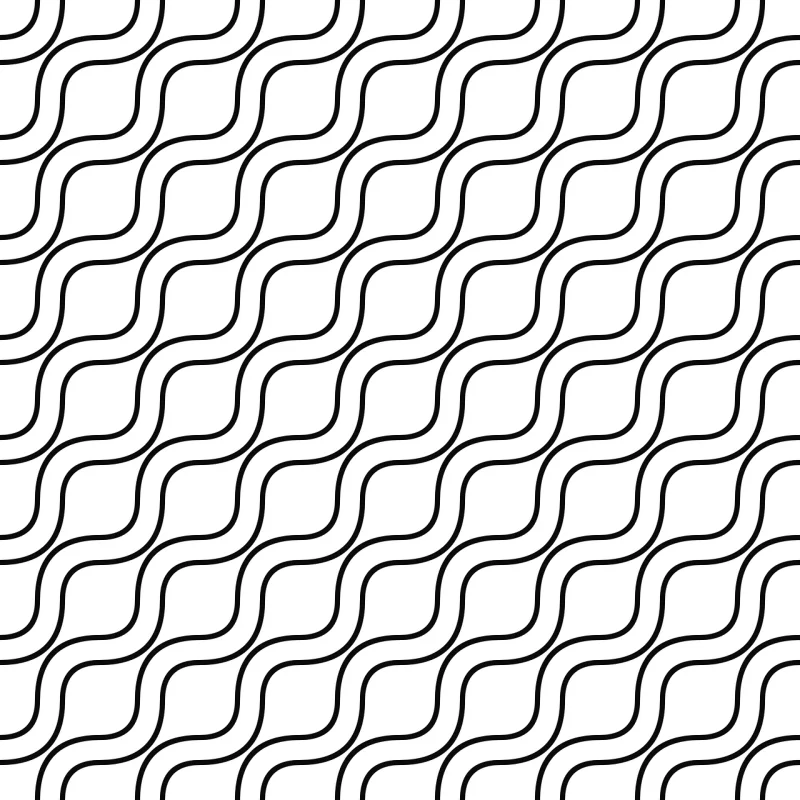 Wave Wavy Line Stickdatei – Natur