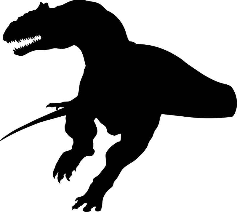 Dinosaur Dino The silhouette Stickdatei – Kinder