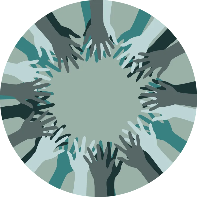Human resources People Hands Stickdatei – Herzen & Liebe