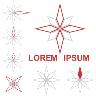 Star Logo Vector Stickdatei – Weihnachten