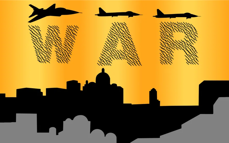 War Buildings City Stickdatei – Kinder
