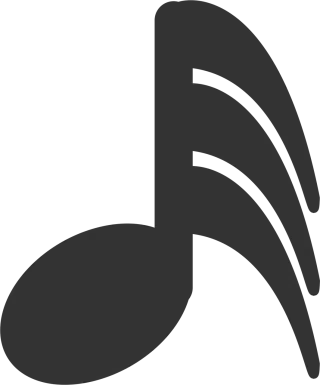 Music Note Flat Stickdatei – Musik