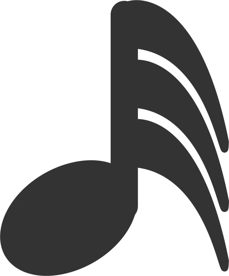 Music Note Flat Stickdatei – Musik