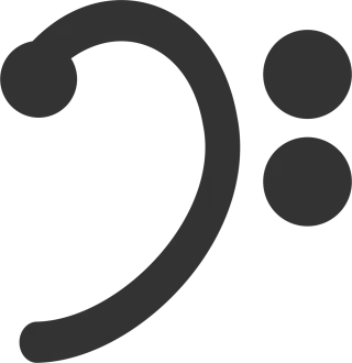 Musical Note Half Stickdatei – Musik