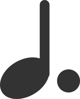 Musical Note Dotted Stickdatei – Musik