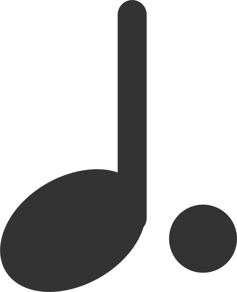 Musical Note Dotted Stickdatei – Musik