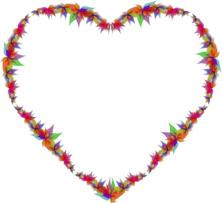 Heart Love Romance Stickdatei
