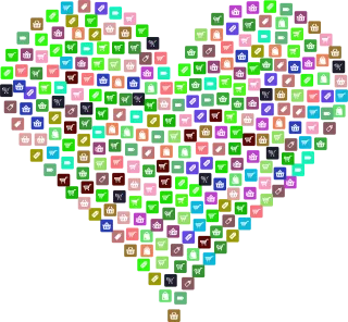 Heart Love Romance Stickdatei – Herzen & Liebe