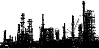 Oil refinery Petroleum Industrial Stickdatei