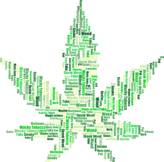 Hemp Leaf Nature Stickdatei