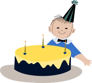 Candles Cake Party Stickdatei – Essen & Trinken