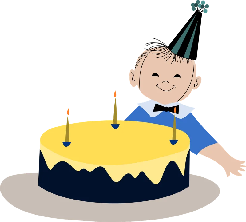 Candles Cake Party Stickdatei – Essen & Trinken