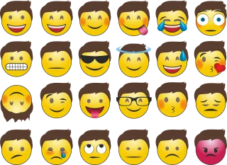 Emojis Smilie Whatsapp Stickdatei