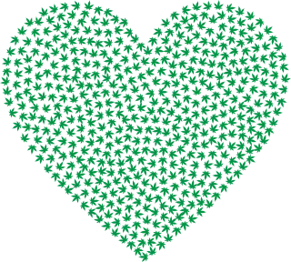 Heart Hemp Nature Stickdatei
