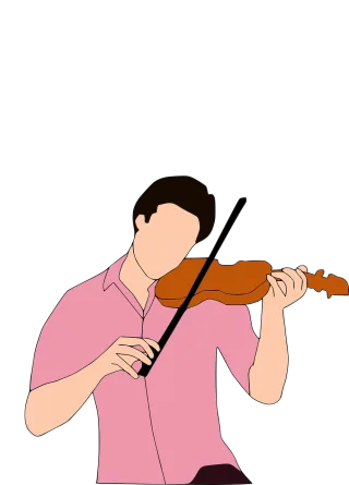 Violin Man Play Stickdatei