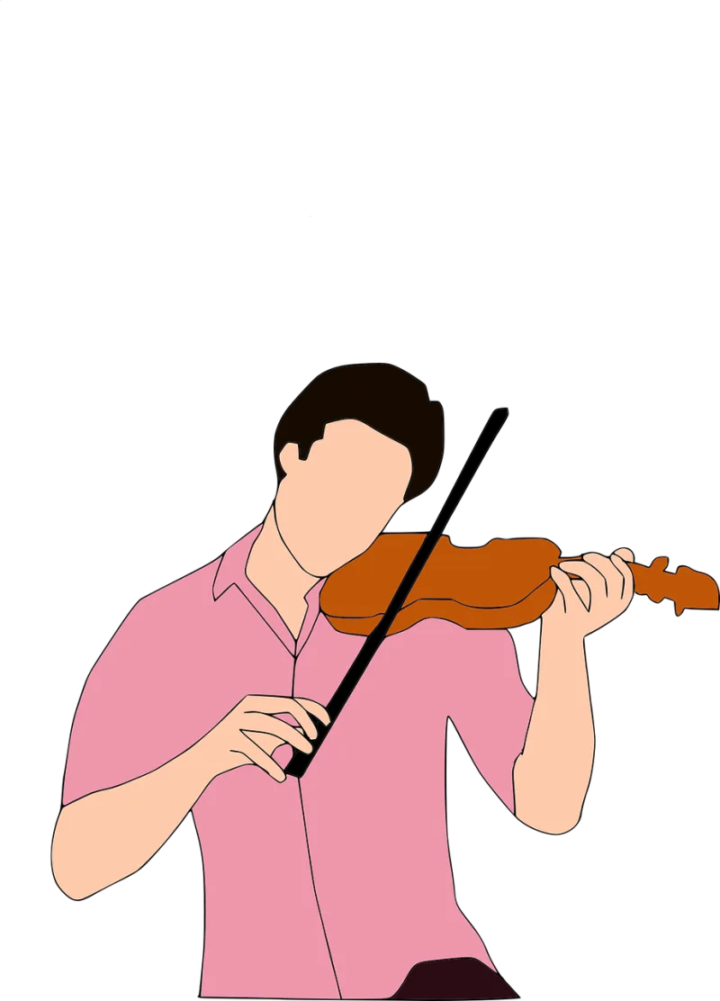 Violin Man Play Stickdatei – Musik