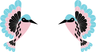 Hummingbird Birdie Birds Stickdatei