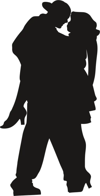 People Couple Dance Stickdatei