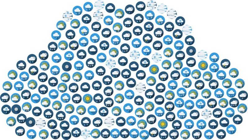 Weather Climate Cloud Stickdatei – Natur
