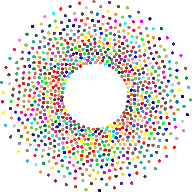Torus Circles Dots Stickdatei – Kinder