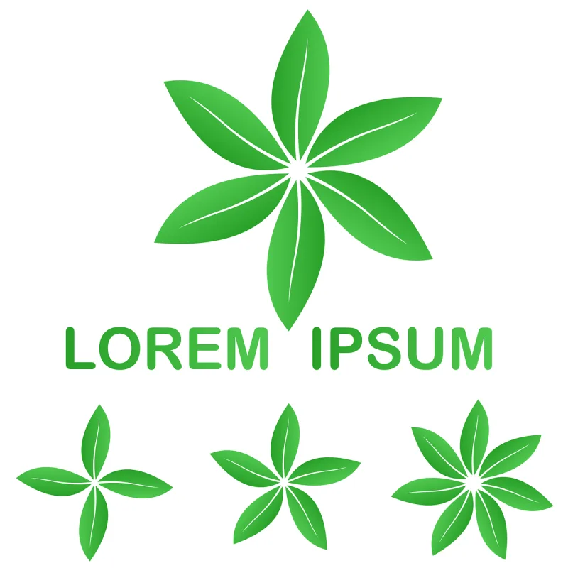 Green Logo Icon Stickdatei – Natur
